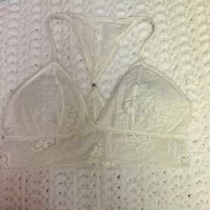 Aerie Lace Bralette - Cream